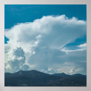 CATSKILLS MOUNTAIN SKYLINE digital poster