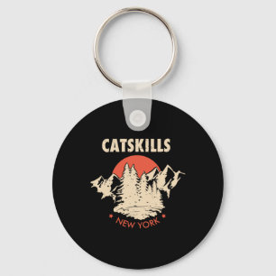 Catskills New York Ny Hiking Mountains T Shirt  Key Ring