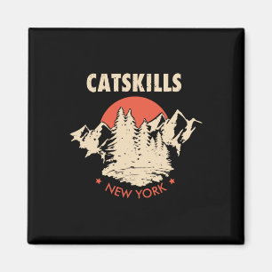 Catskills New York Ny Hiking Mountains T Shirt Magnet