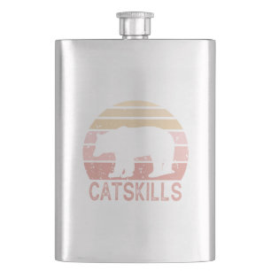 Catskills Retro Bear Hip Flask
