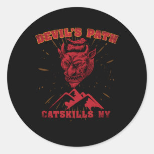 Catss Hikers Devil'S Path Upstate New York Hikers  Classic Round Sticker