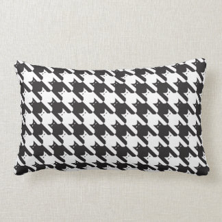 CatsTooth Black and White Lumbar Cushion