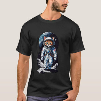 Catstronaut (#01) cat astronaut in space T-Shirt