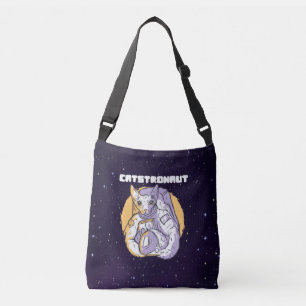 Catstronaut Cat Cosmonaut Crossbody Bag