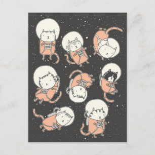 Catstronauts Postcard