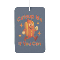Catsup Me If You Can Funny Hot Dog – Ketchup Pun