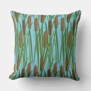 Cattails colour pattern cushion