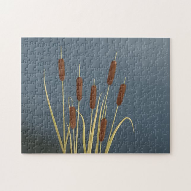 Cattails Fine Art Jigsaw Puzzle (Horizontal)