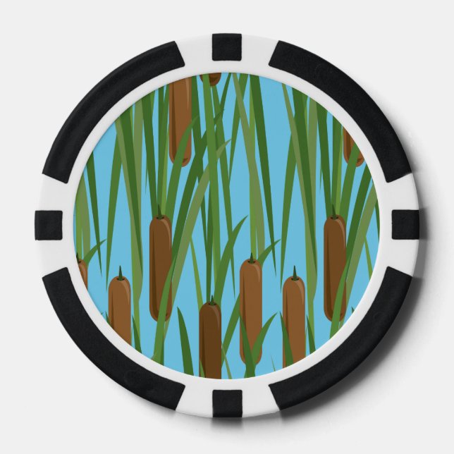 Cattails Poker Chips (Front)