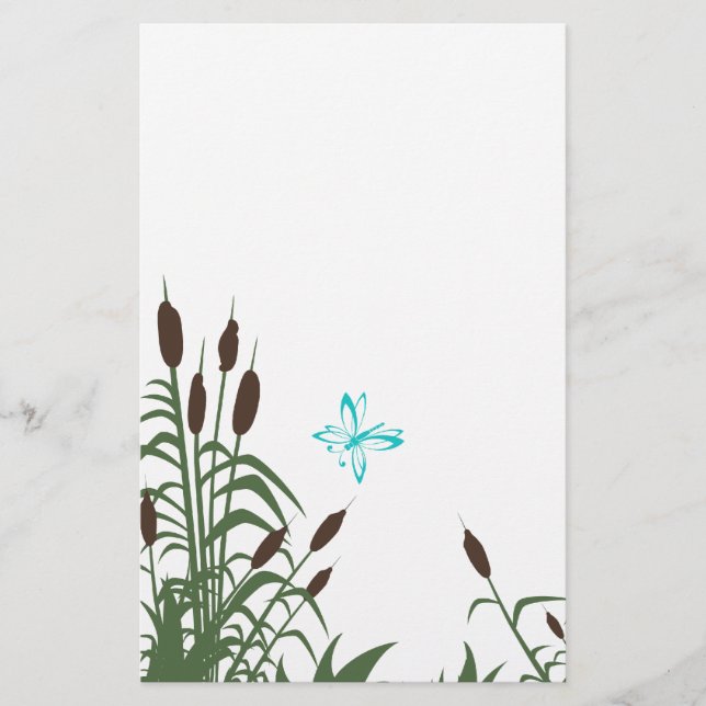 Cattails Stationery (Front)
