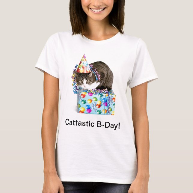 Cattastic Birthday T-Shirt (Front)