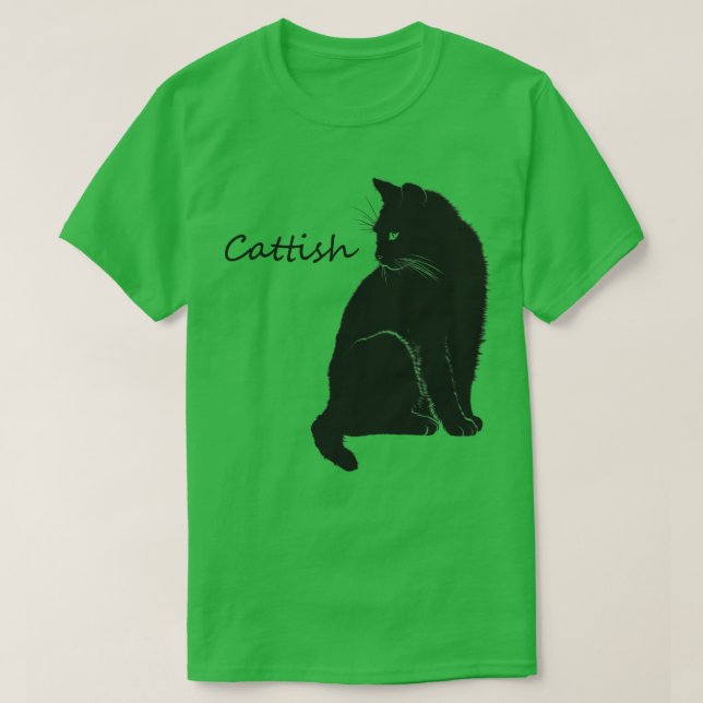 Cattish Person T-Shirt (Design Front)