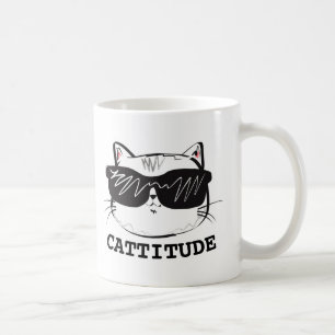 CATTITUDE CAT COFFEE MUGS