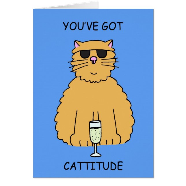 Cattitude Cat Lover's Humour (Front)