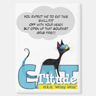 CatTitude | Gourmet Grub Chaos Posse Magnet