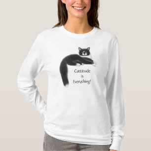 Cattitude is Everything Bella Flowy Shirt