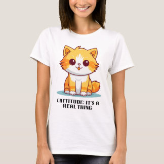 Cattitude: It's a real thing T-Shirt