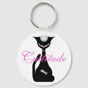 Cattitude Key Chain
