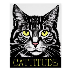 Cattitude Poster