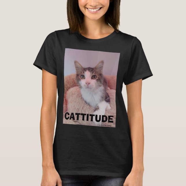 CATTITUDE Ragdoll Cat GIZMO T-Shirt (Front)