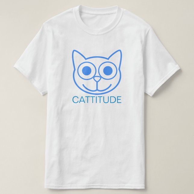 Cattitude T-Shirt (Design Front)