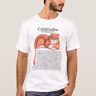 Cattitudes Poster T-Shirt