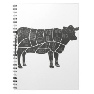Cattle Butcher Chart Notebook