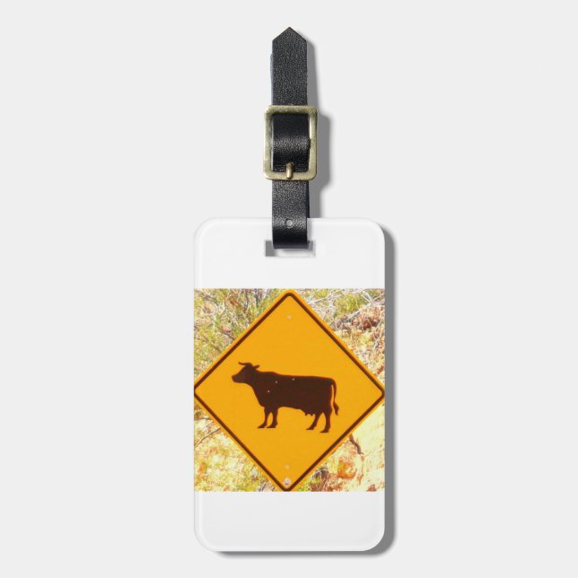 cattle crossing tag (Front Vertical)