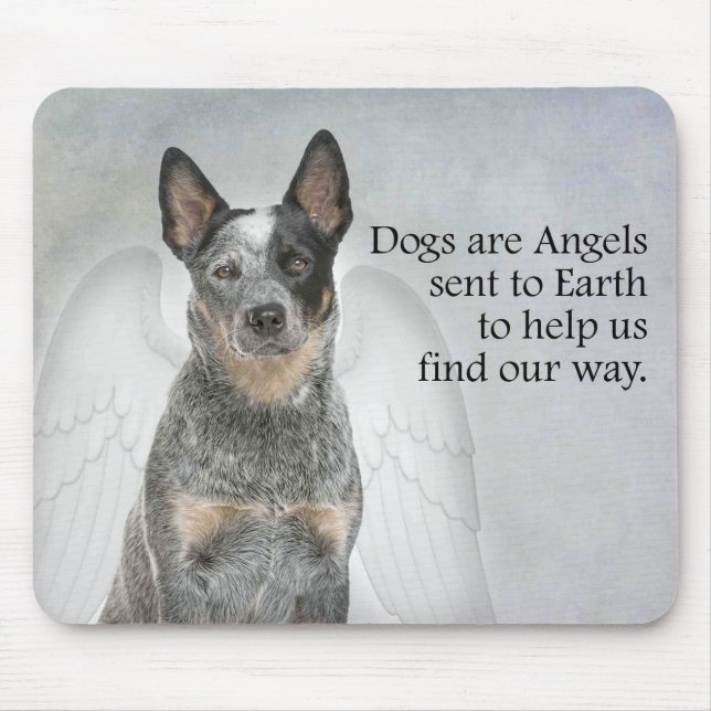 Cattle Dog Angel Mousepad (Front)