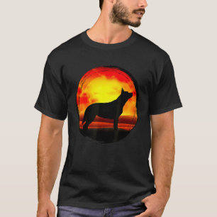 Cattle Dog Fun Tee Blue And Red Heeler