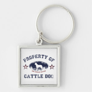Cattle Dog Key Ring