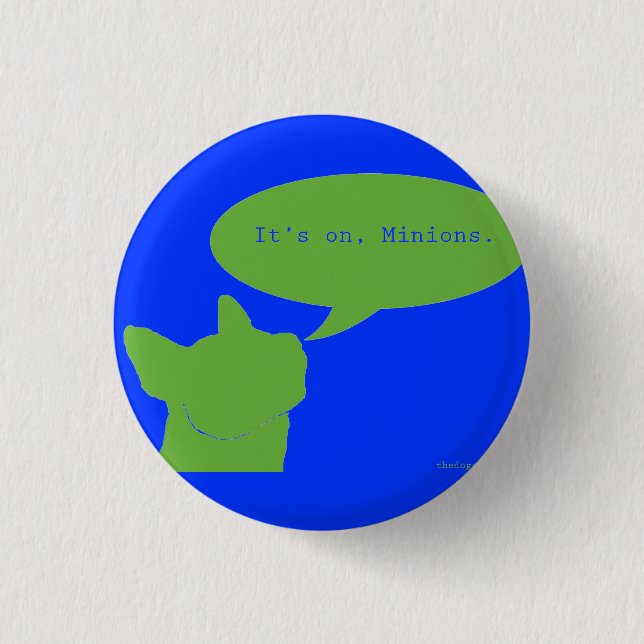 Cattle Dog Snob Button (Front)