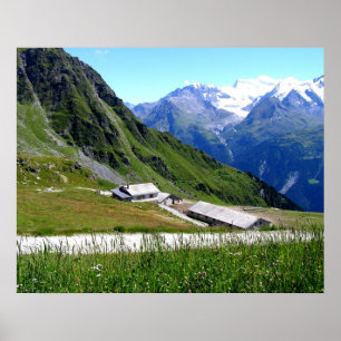 Cattle farm La Chaux Poster