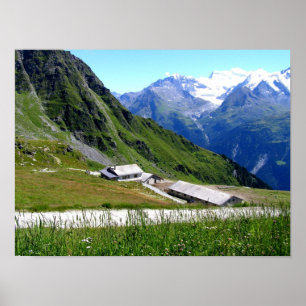 Cattle farm La Chaux Poster