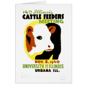 Cattle Feeders Illinois 1940 WPA