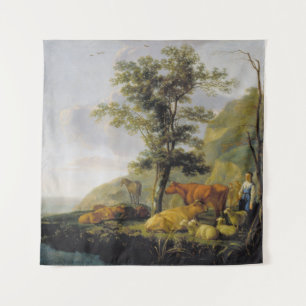 Cattle near a River Aelbert Cuyp Tapestry
