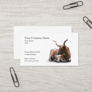 Cattle Rancher Farmer Business Card