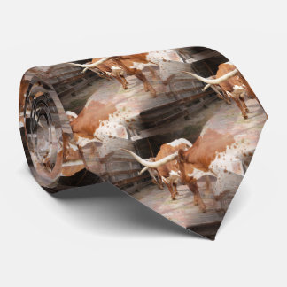 Cattleman's Longhorns Tie