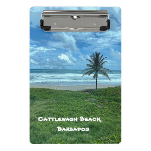 Cattlewash Beach, Barbados Mini Clipboard