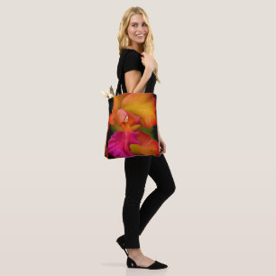Cattleya Orchid Portrait Tote Bag