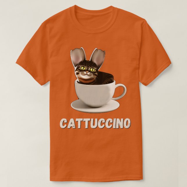 Cattuccino T-Shirt (Design Front)