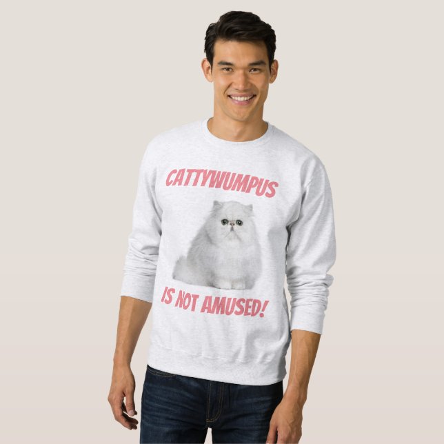 Cattywumpus Unamused Sweatshirt (Front Full)