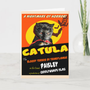 Catula Halloween Card