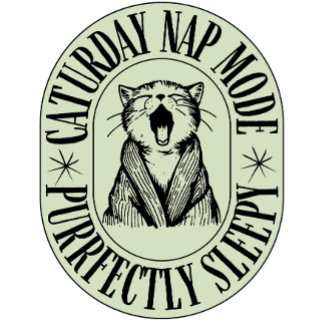 Caturday Nap Mode – Purrfectly Funny Cat T-shirt