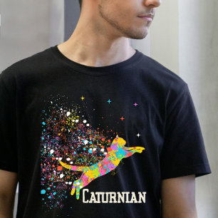 "Caturnian" Cat Mum Dad Animal Lover  T-Shirt
