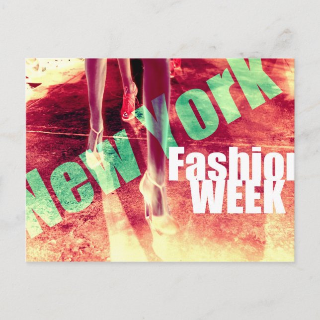 Catwalk - Fashion Week in New York City Postcard (Front)