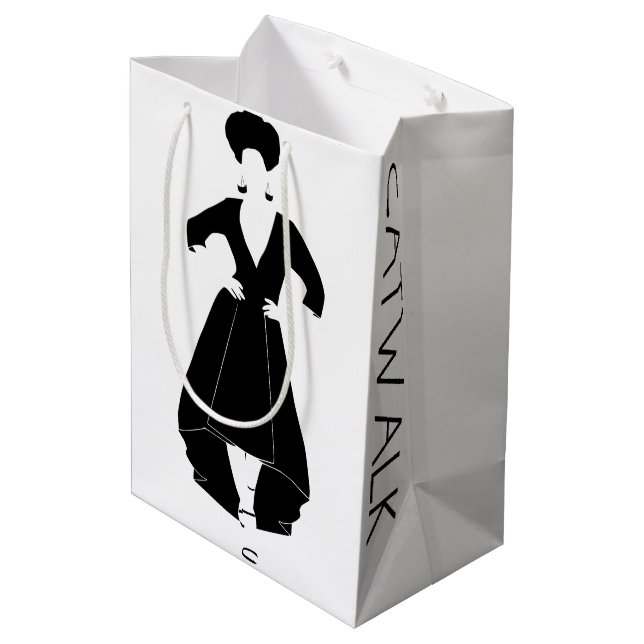 Catwalk Medium Gift Bag (Back Angled)