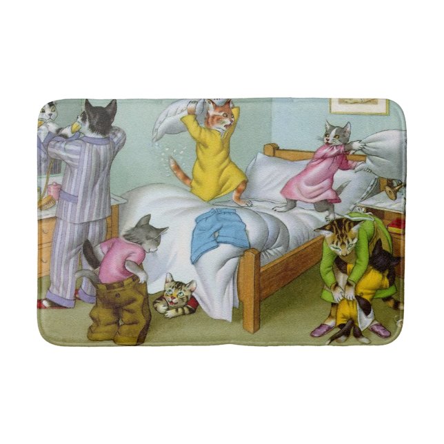 CATWALKS: Bedlam at Bedtime - Bath  Mat (Front)