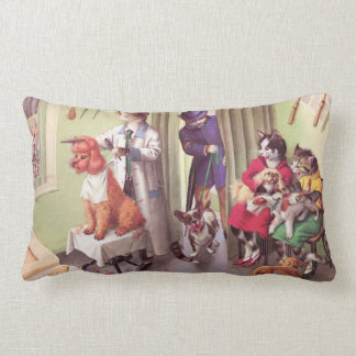 CATWALKS: Bulldog at the Barbers    Cushion Pillow