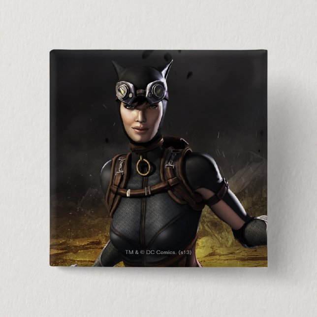 Catwoman 15 Cm Square Badge (Front)